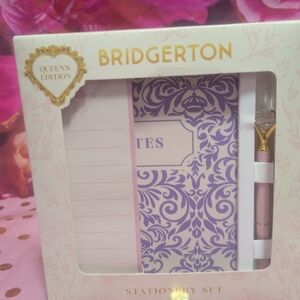 Bridgerton Stationery Set - Purple and Pink